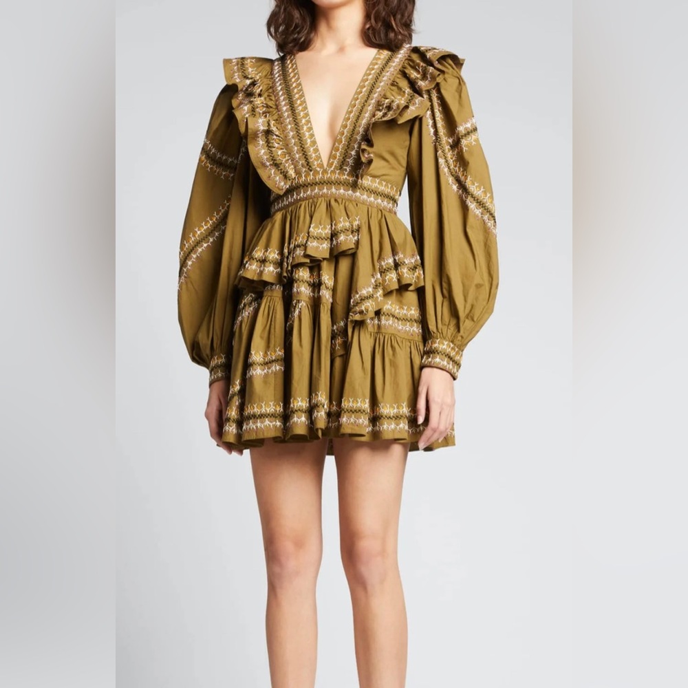 NWT Ulla Johnson Anais embroidered dress